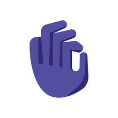 International Yoga Day Peace Hand Icon