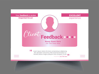 Professional modern Review design concept