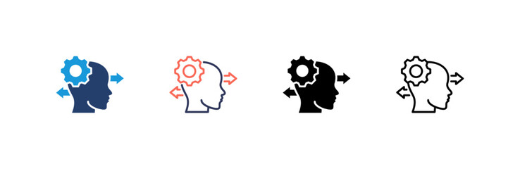 Behavior Icon set multiple style collection