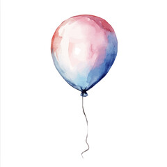 My Watercolor illustration, balloon painting illustration isolated on a white background, illustration, AI painting design, vector illustration set, eps format