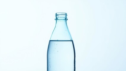 bottle of water isolated on white