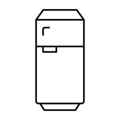 Refrigerator thinline icon, vector, pixel perfect, illustrator file 
