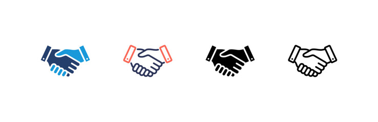Obraz premium Relationship Icon set multiple style collection
