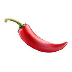 My Watercolor illustration, illustration chili chili painting isolated on a white background, illustration, AI painting design, vector illustration set, eps format