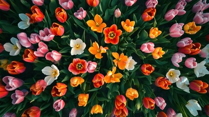 Vibrant Tulip Field (1)