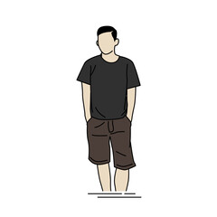 illustration of young people dressed casually
