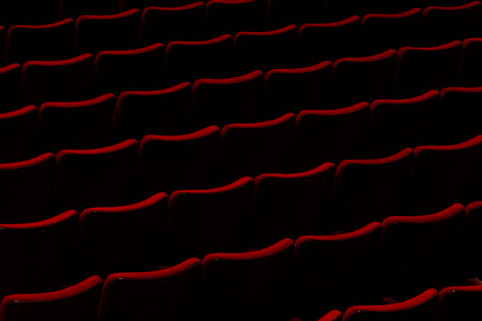 Poltronas Vermelhas de um teatro
