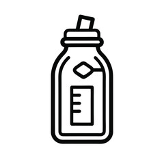 Bottle or Cold drinks vector on white background