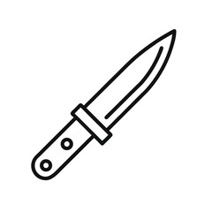 Knife icon outline