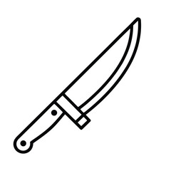 Knife icon outline