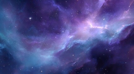 Obraz premium amazing nebula with a galaxy background