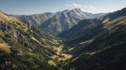 Fototapeta premium panorama of the mountains