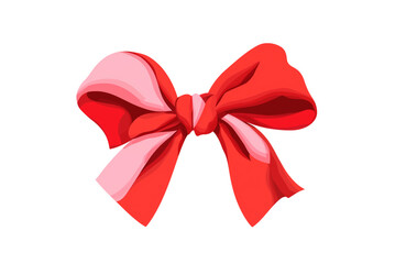 Fototapeta premium red ribbon bow