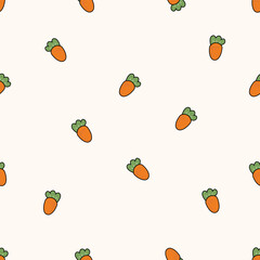 Seamless Fruit pattern. Idea for fabric, tablecloth pattern, wrapping paper, gift paper. Print ditsy. Motives are scattered randomly. Fruit pattern background. cute pattern.