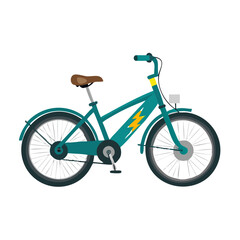 Fototapeta premium bicycle isolated on white