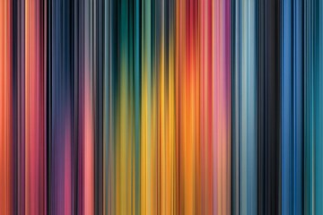 Obraz premium Colorful vertical stripes create a vibrant abstract pattern Generative AI