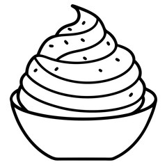 vector illustration of a cake