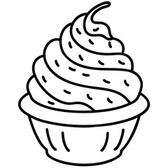 vector illustration of a cake