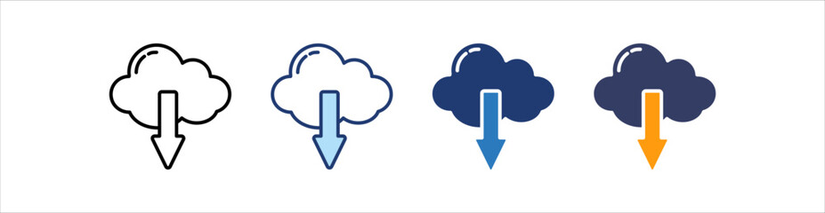 Download Icon Set Multiple Style Collection