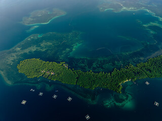 Tropical Long Island Aerial Geography