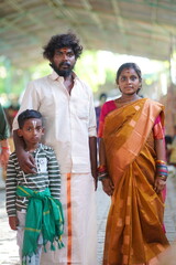 traditional indian  family 