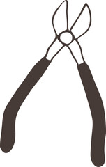 공구_니퍼_선화 (일러스트)