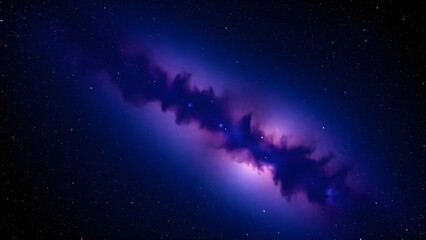 Obraz premium Starry Night Galaxy Background