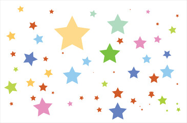 colorful glitter wiith star pattern background confetti.eps