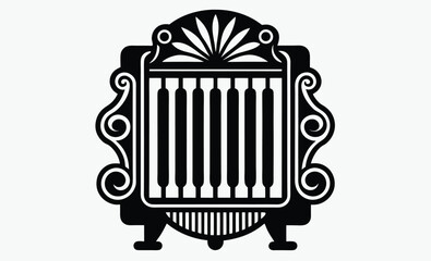Radiator Icon Silhouette