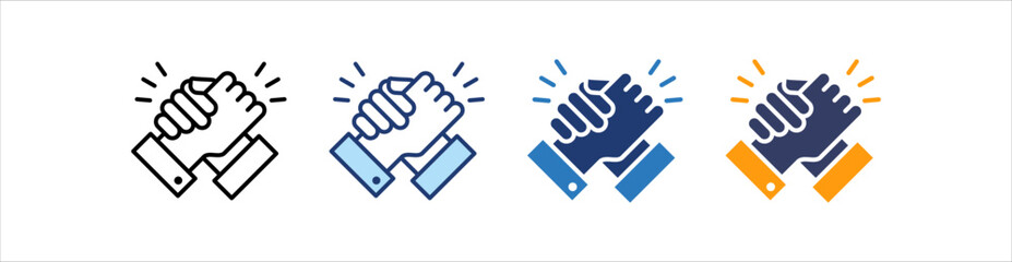 Support Icon Set Multiple Style Collection