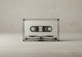 Vintage Cassette Front Label Mockup