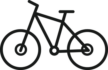 Fototapeta premium bicycle on a white background