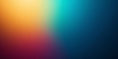 Abstract Blurry Gradient With Orange Red Blue Colors