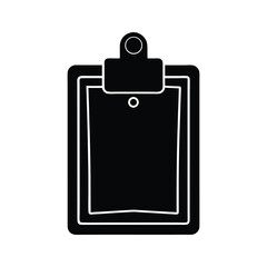 Clipboard Organizational Vector Silhouette