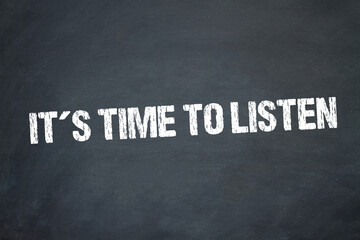 Obraz premium It´s time to listen 