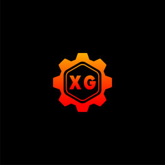 XG Initials Tech Logo Vector Art  Icons  and Graphics