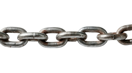 Industrial Chain: A close-up shot showcases a segment of a sturdy metal chain. The image emphasizes the links, their durability, and the industrial essence.
