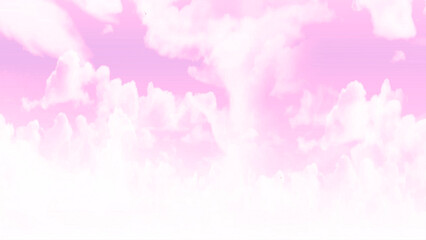 Beautiful pink sky background. Vector design.