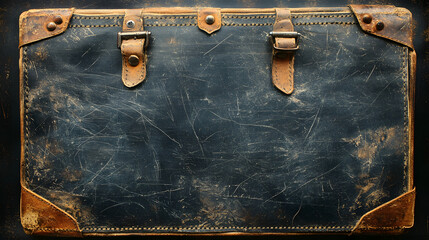 Naklejka premium An overlay of dust and scratches mimicking the effect of an old film, creating a distressed, chalkboard-like design.