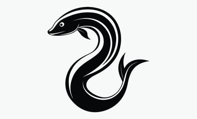 Eel Silhouette Vector