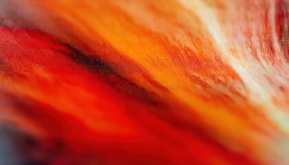 intense red and orange fabric texture with abstract brushstroke pattern ideal for print background, digital canvas design, or branding with fiery artistic style and warm color gradients

