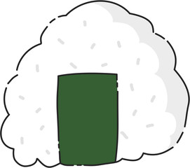 Japanese food and snack vector illustration