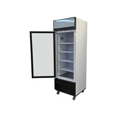 Modern Refrigerator On PNG Transparent Background .Cut-Out Clipping Path With Adobe Photoshop Pen Tool .  Refrigerator PNG Transparent 