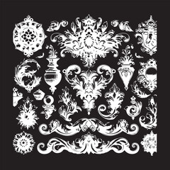 Ornamnets Elements New Icon Design