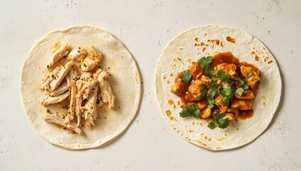 Two Delicious Chicken Tacos - Perfect for Lunch or Dinner