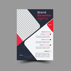 Business flyer template design.
