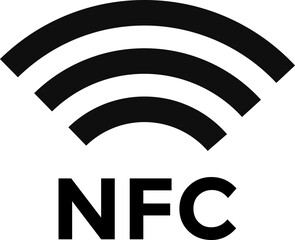 NFC icon. NFC payment with smartphone set icons. contactless NFC payment sign. Near field communication. Wireless pay. Credit card nfc payment
