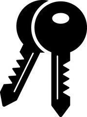 key icon. Password symbol. Door key hole icons. Home protection sign. House security sign symbol