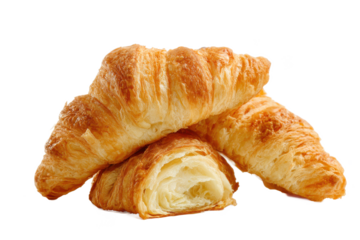Delicious Golden Brown Croissants Flaky Layers & Buttery Goodness