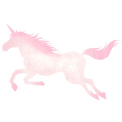 午年　ユニコーンのイラスト